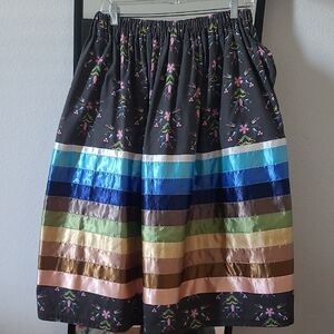 Multicolor Floral NATIVE Ribbon SKIRT